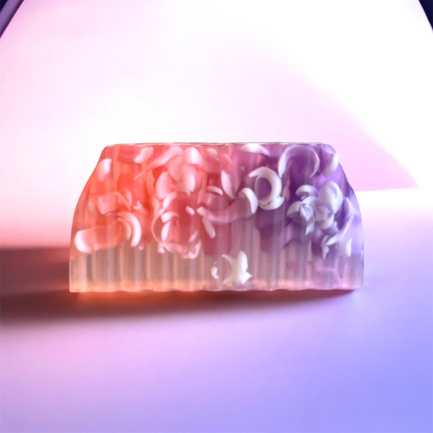 Tranche de savon lilas