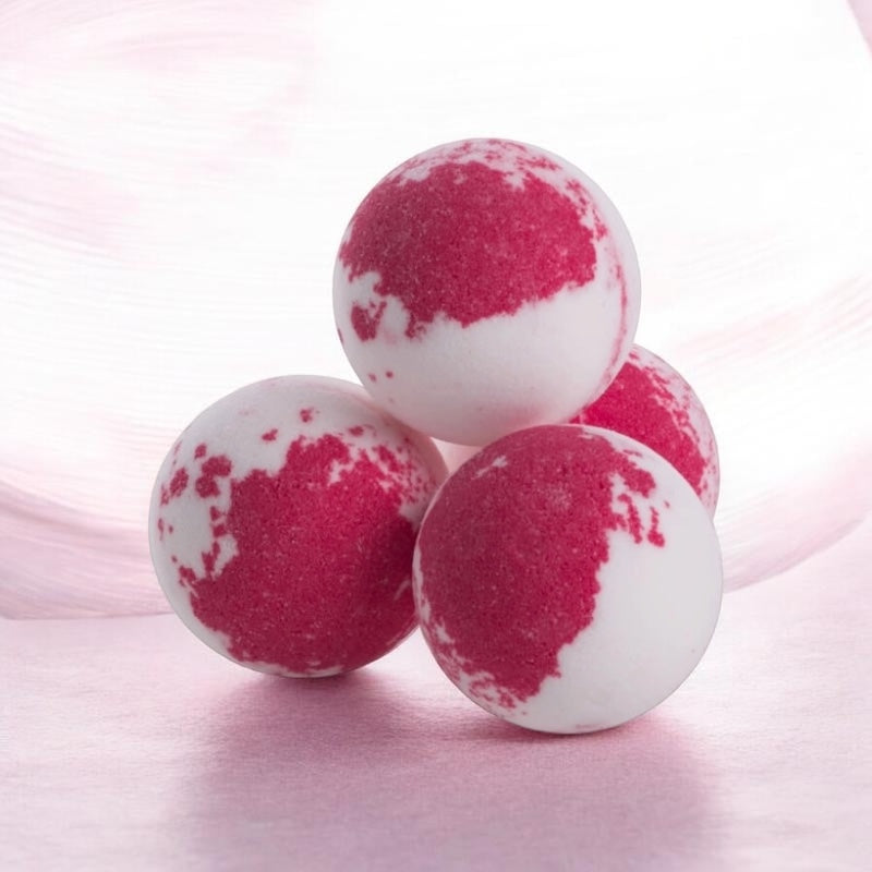 Bombe de bain cassis