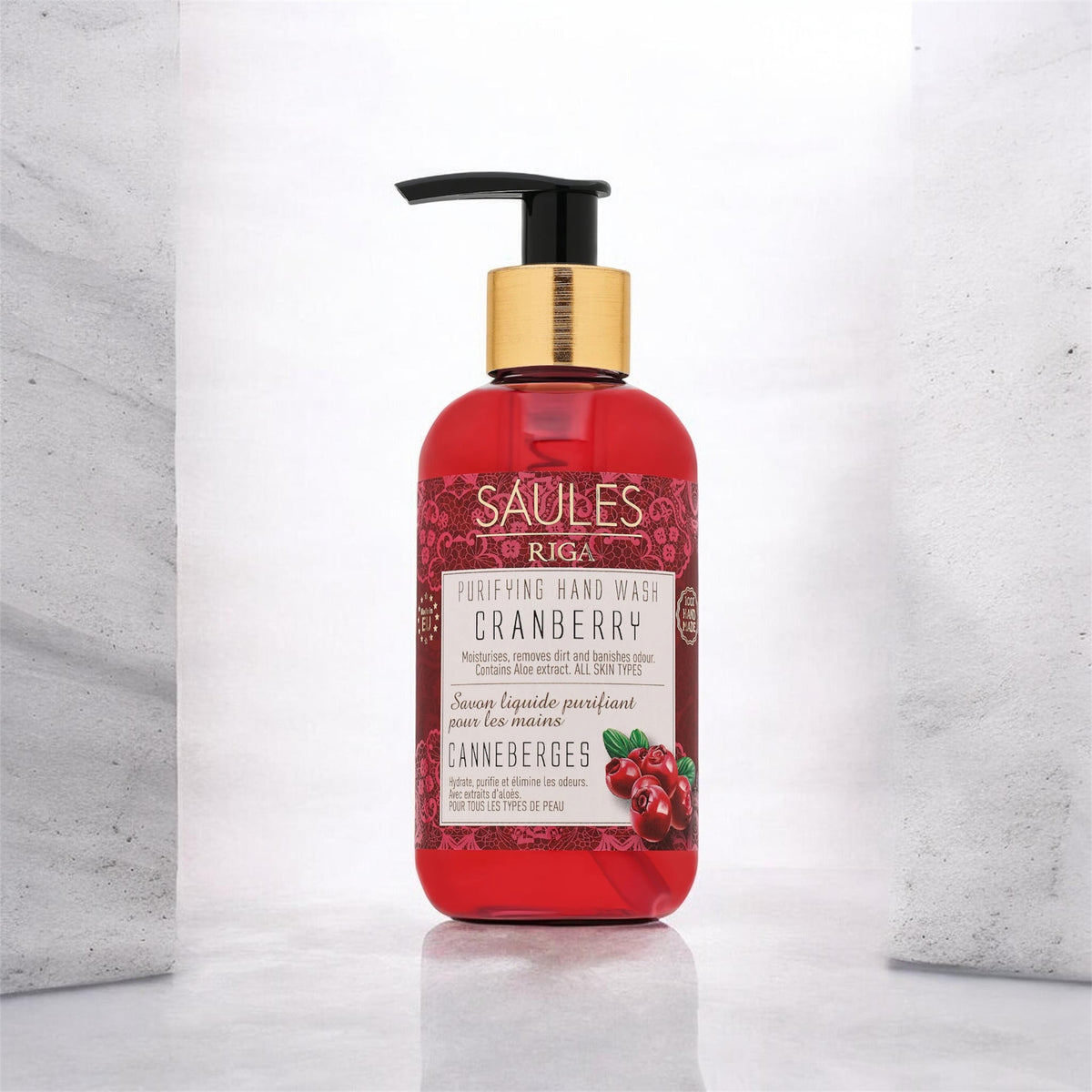 Savon pour les mains cranberry