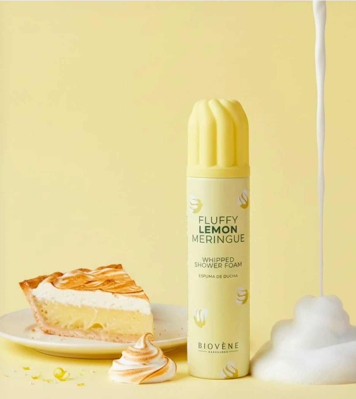 Mousse de douche (meringue au citron)