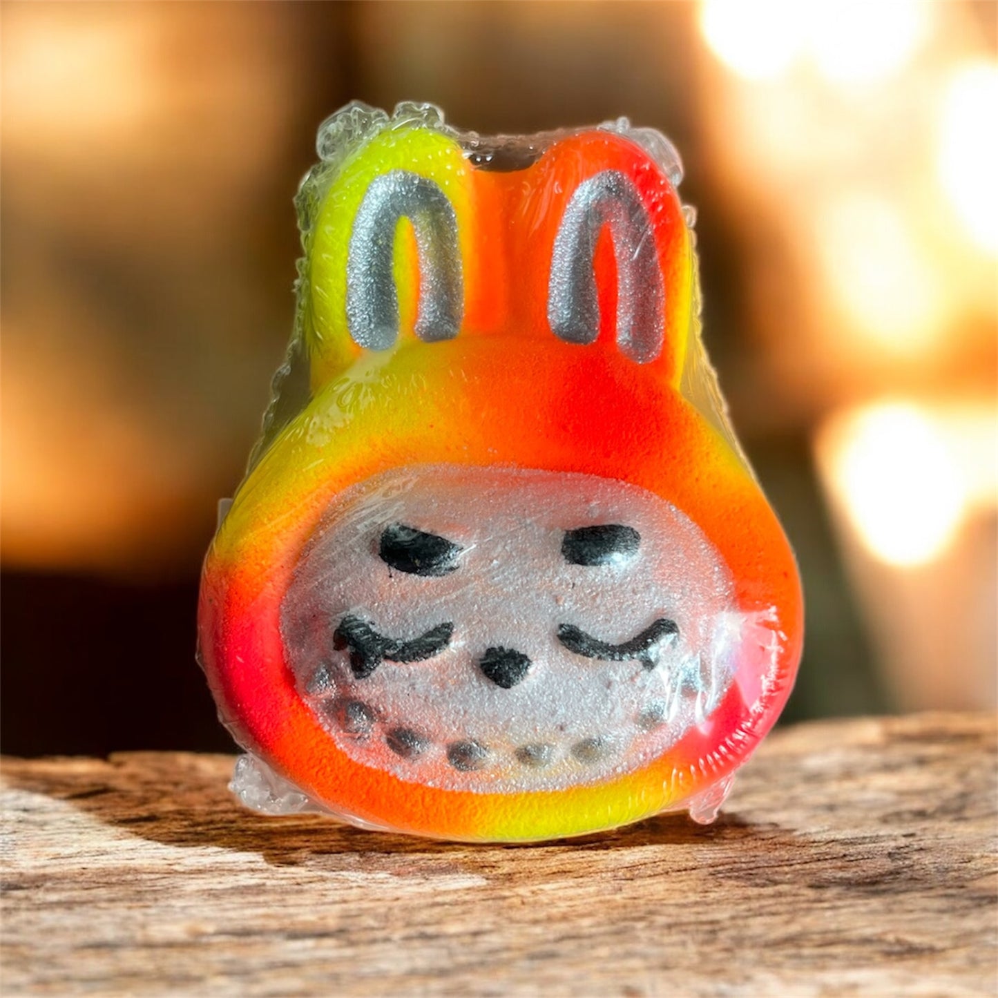 Bombe de bain Bubu (jaune, orange et rose)