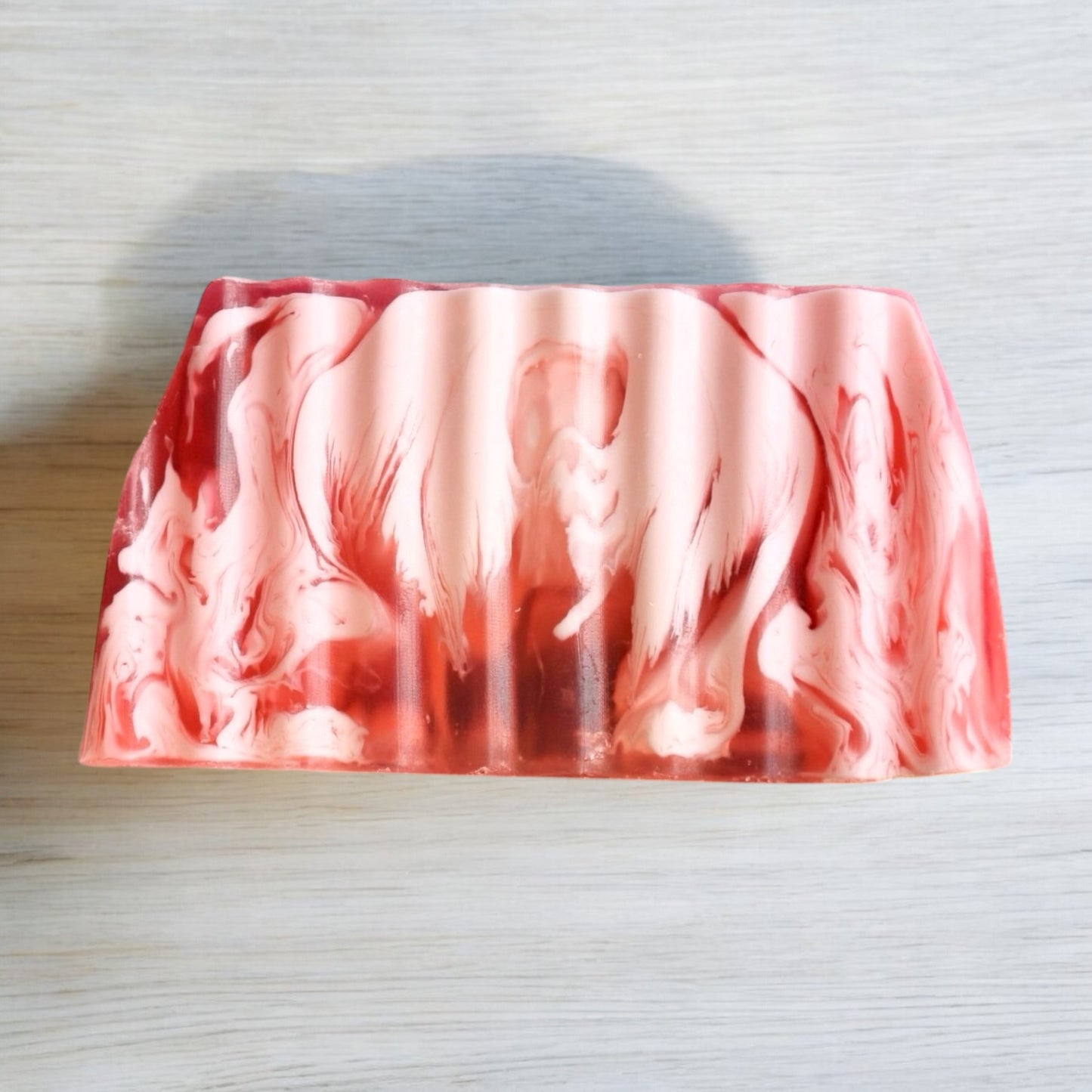 Tranche de savon framboise