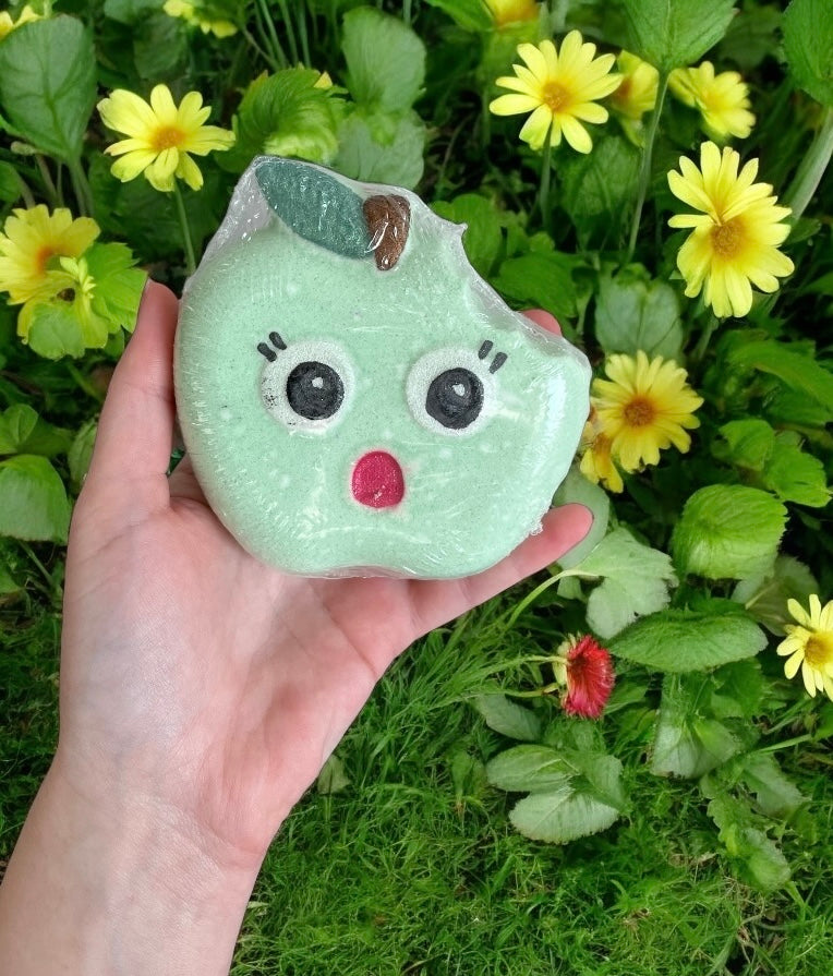 Bombe de bain Pomme Kawaii