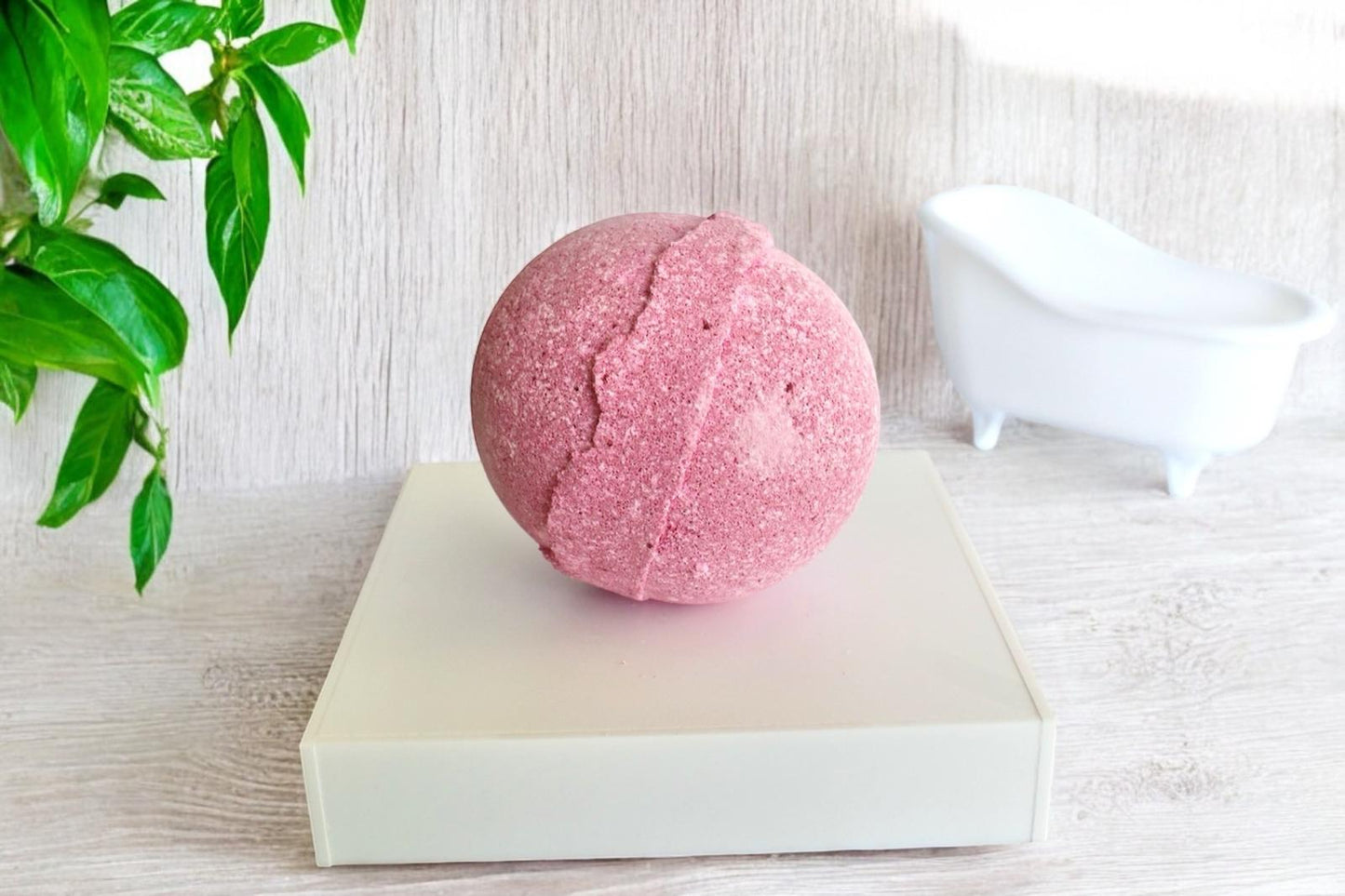 Bombe de bain cerise