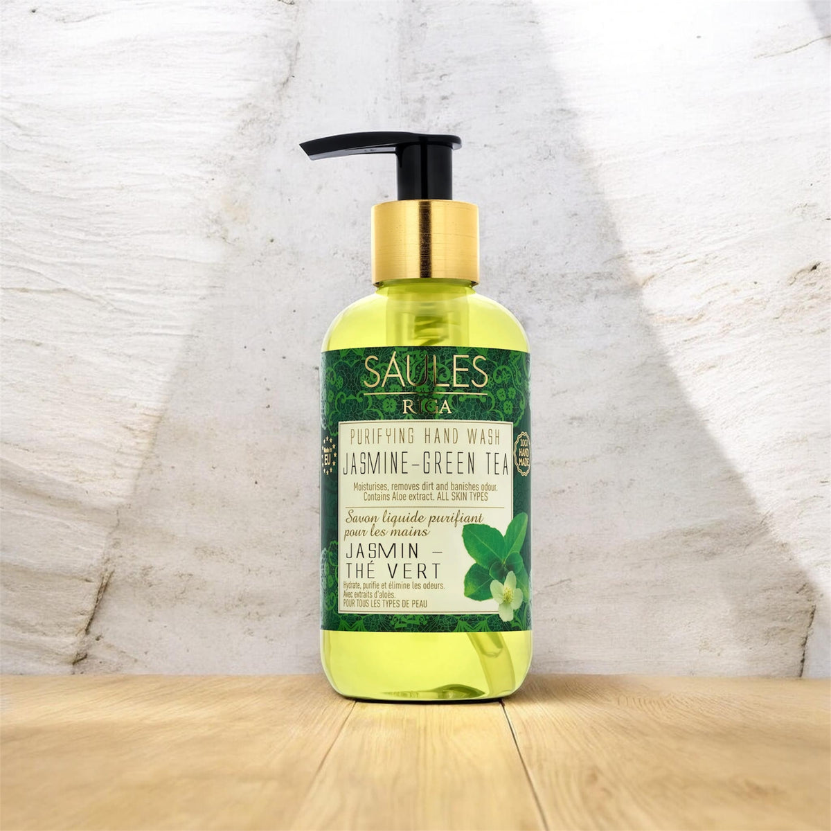 Savon pour les mains jasmin-thé vert