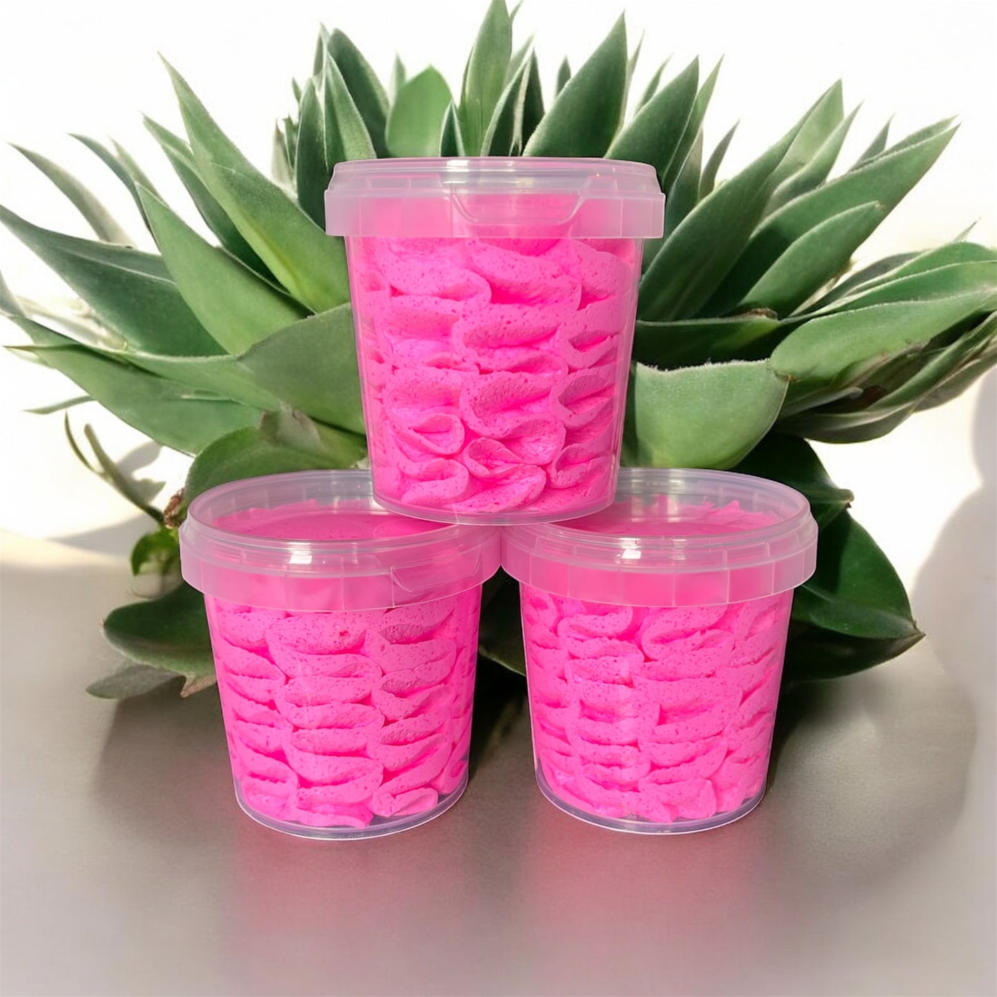 Chantilly de douche pastèque