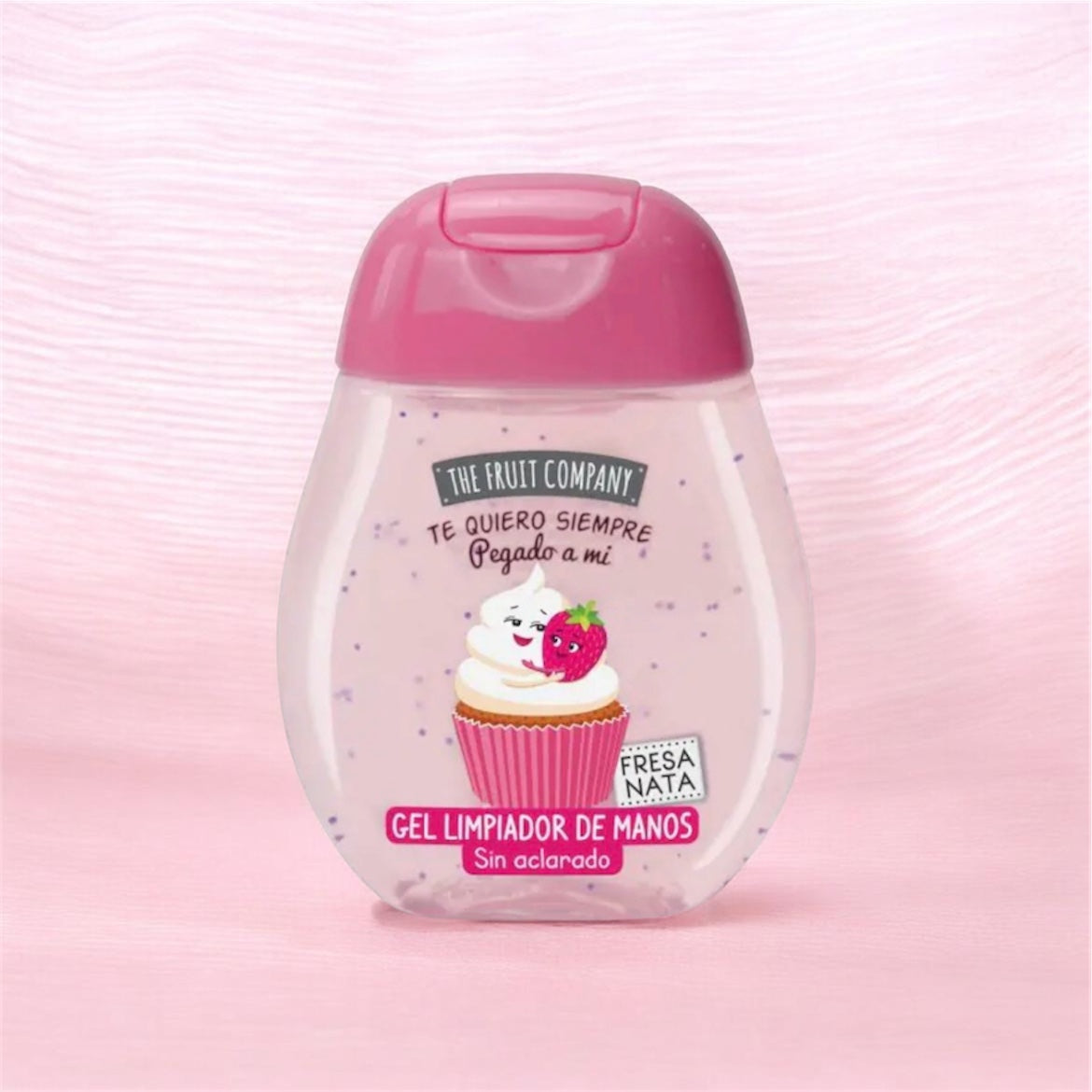 Gel désinfectant pour les mains (fraise chantilly)