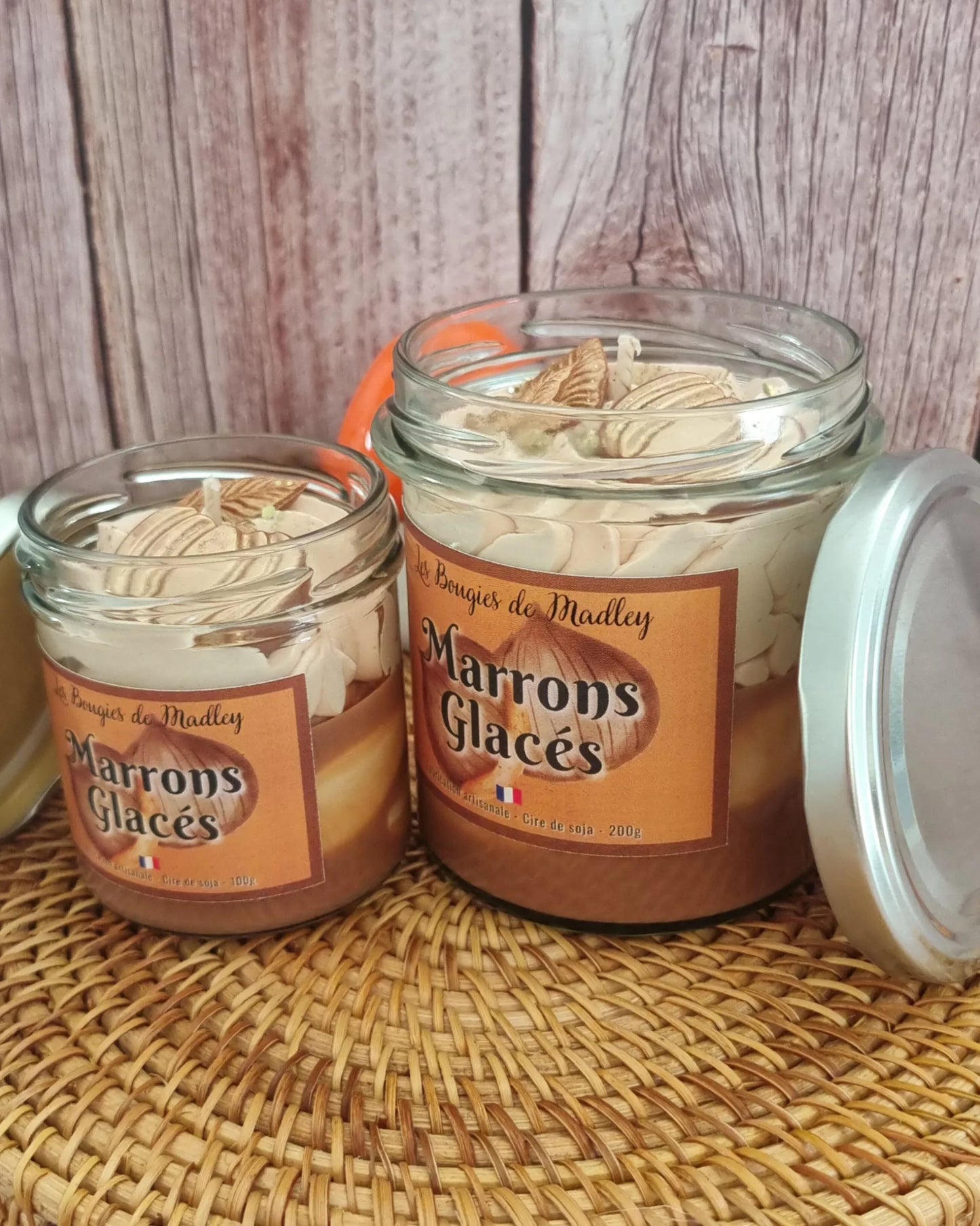 Bougie marrons glacés