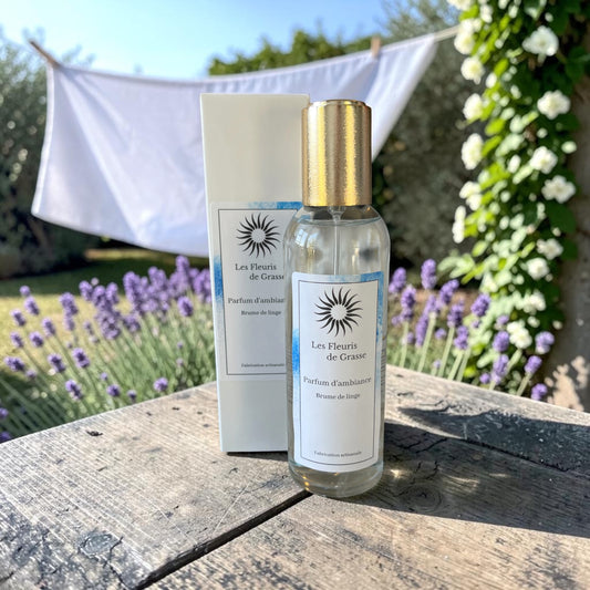 Parfum d'ambiance senteur brume de linge