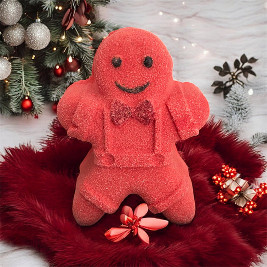 Bombe de bain bonhomme en pain d'épices