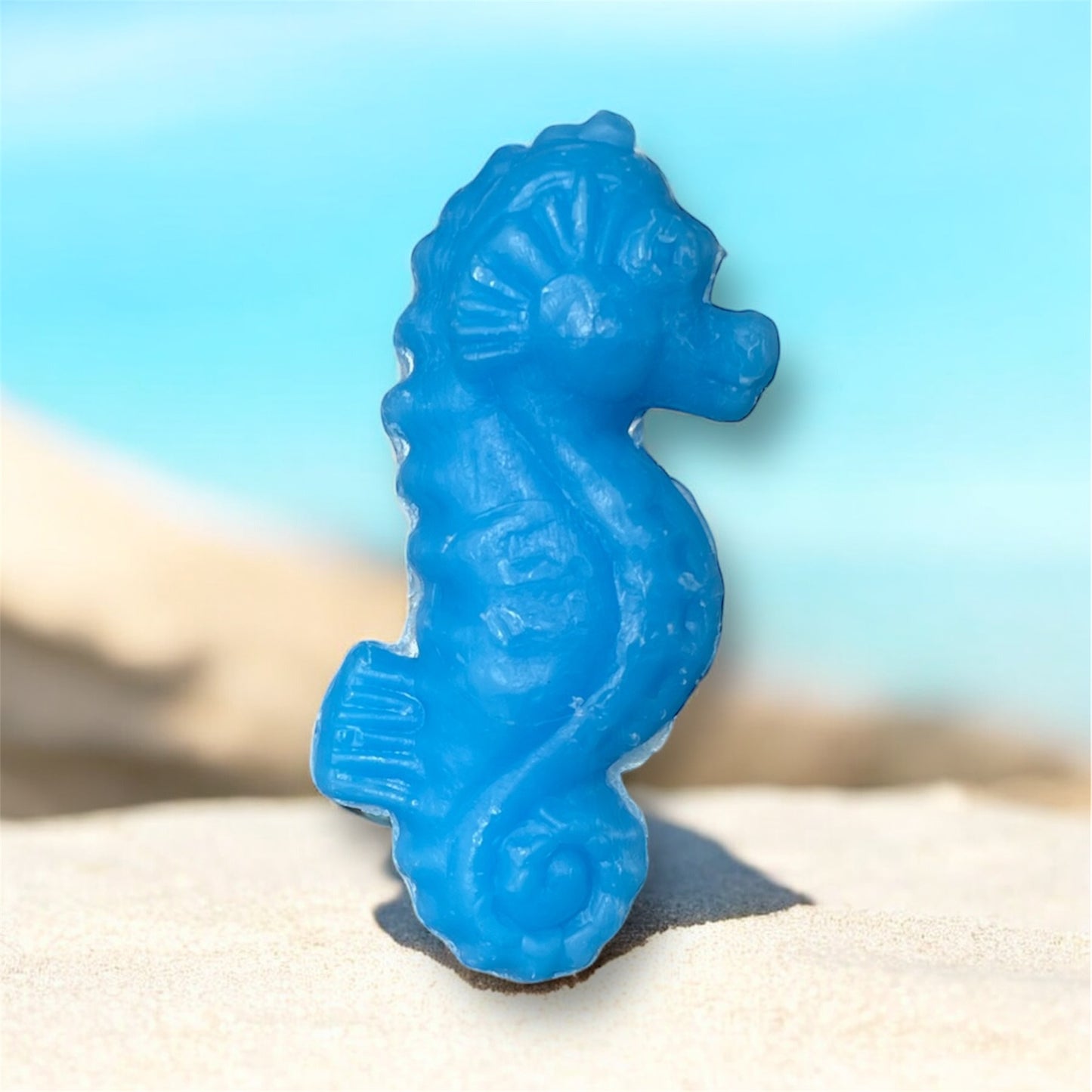 Savon hippocampe bleu