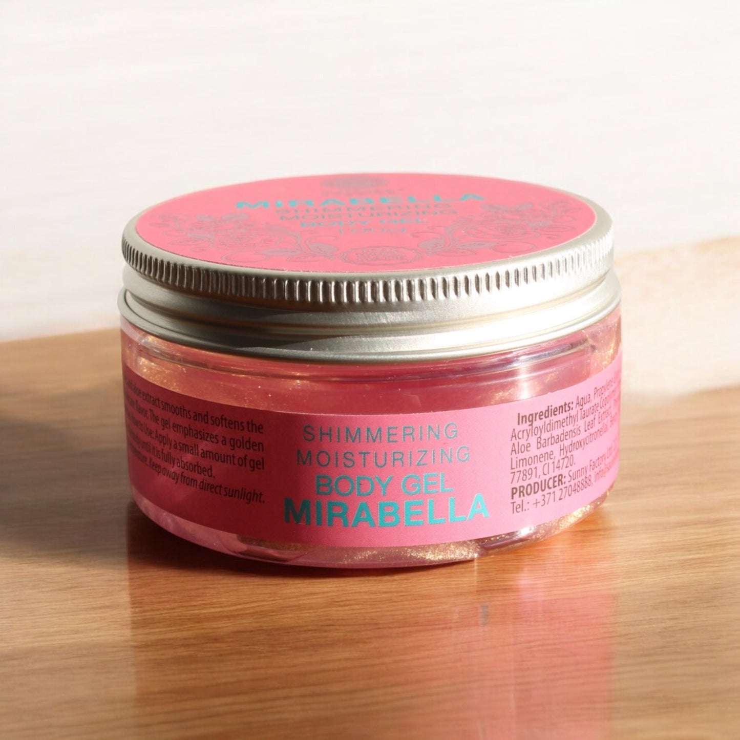 Gel corporel mirabelle