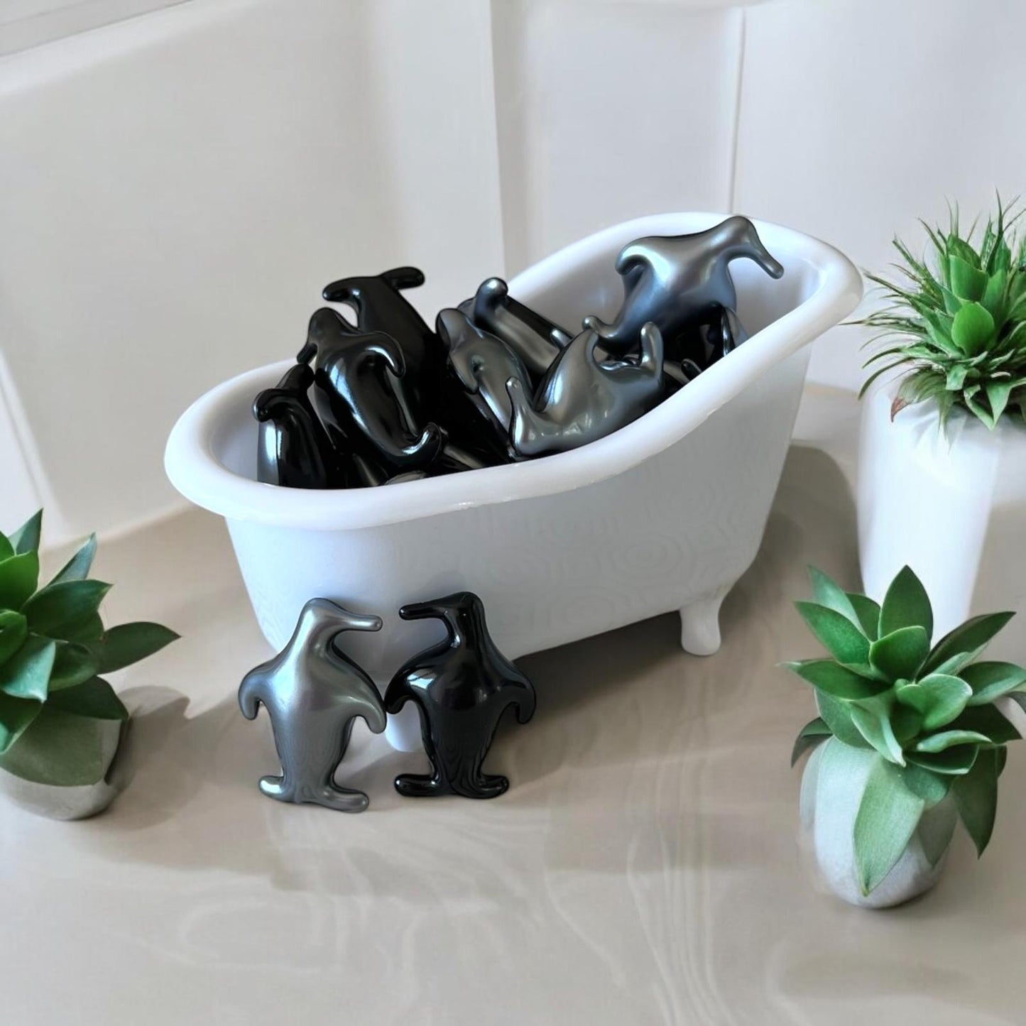 Perle de bain Pingouin ice