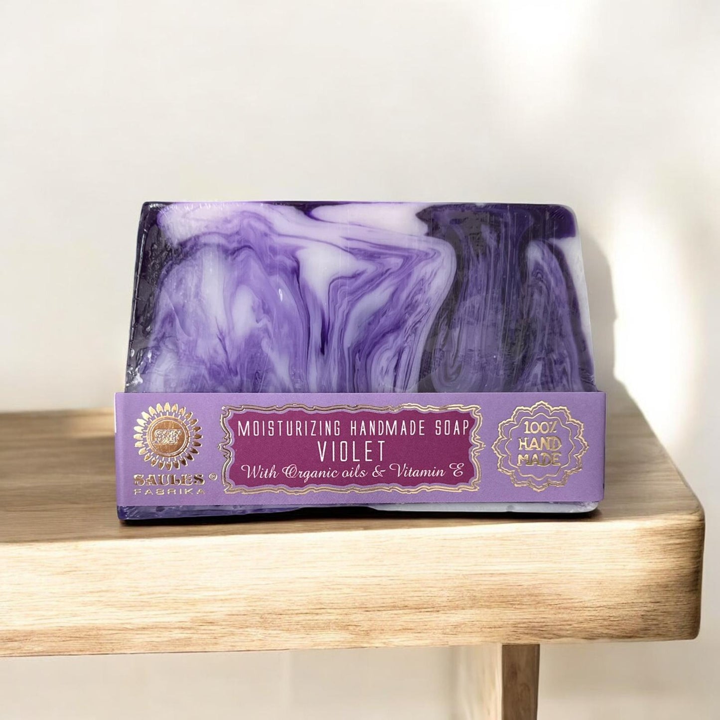 Tranche de savon Violette