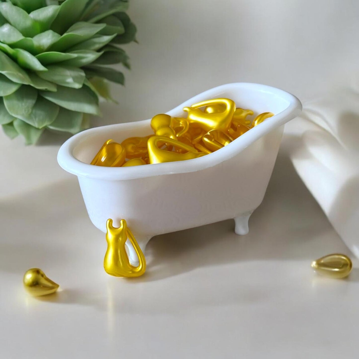 Perle de bain chat parfum Vanille