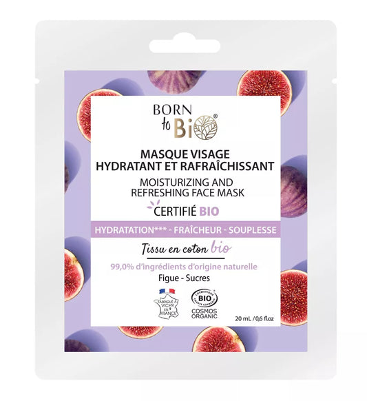 Masque visage hydratant et rafraichissant